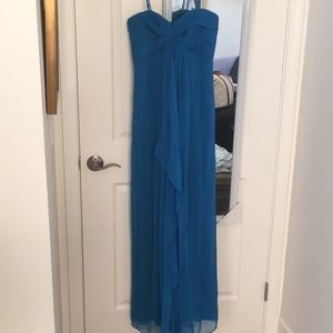Beautiful blue prom dress